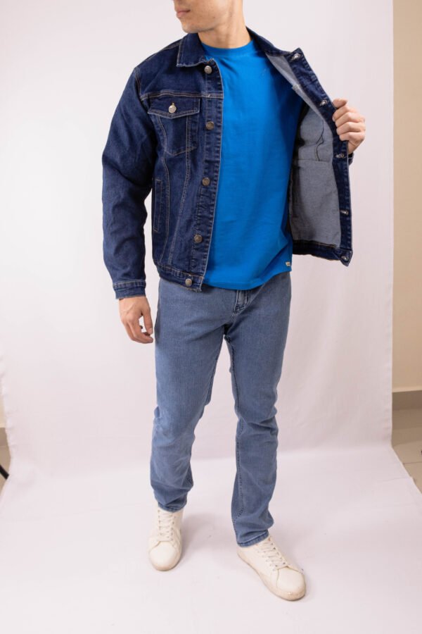 Chaqueta denim azul medio para hombre – Medium Blue Jacket Buffalo