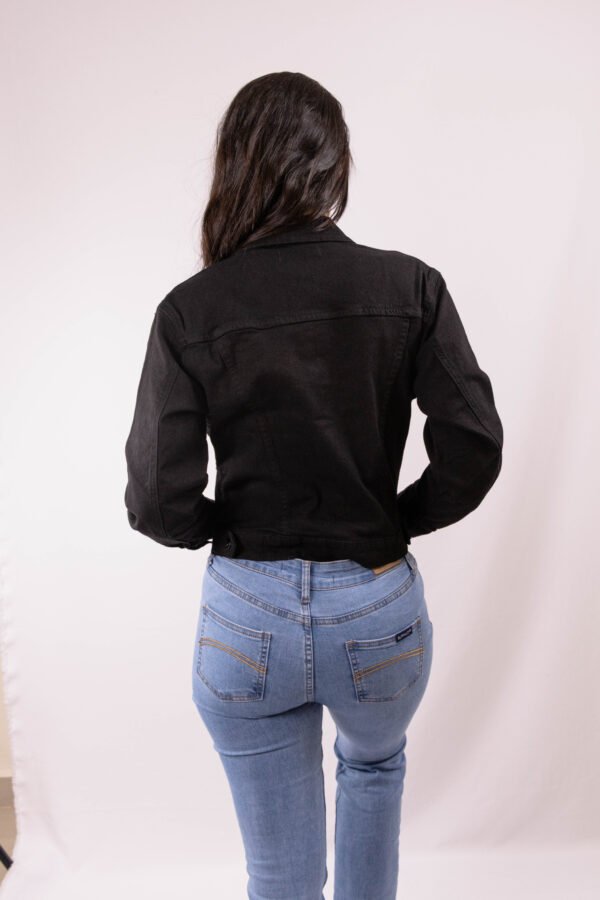 Chaqueta denim negra para mujer – Black Denim Jacket