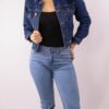 Chaqueta denim azul medio para mujer – Medium Blue Jacket Buffalo