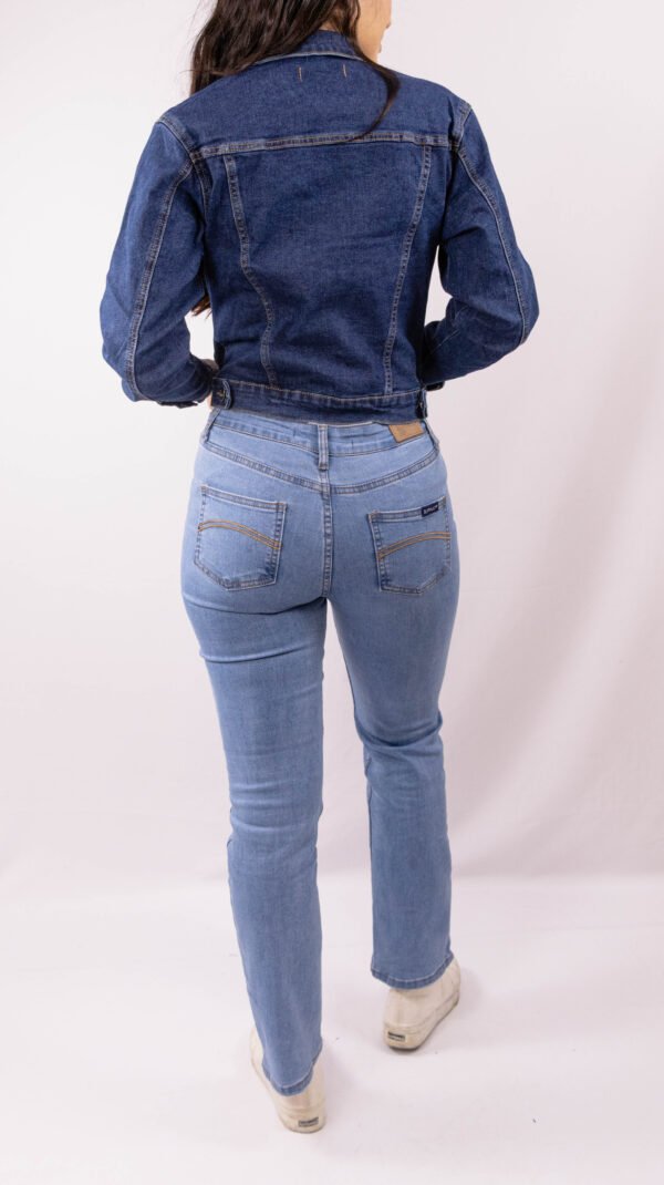 Chaqueta denim azul medio para mujer – Medium Blue Jacket Buffalo