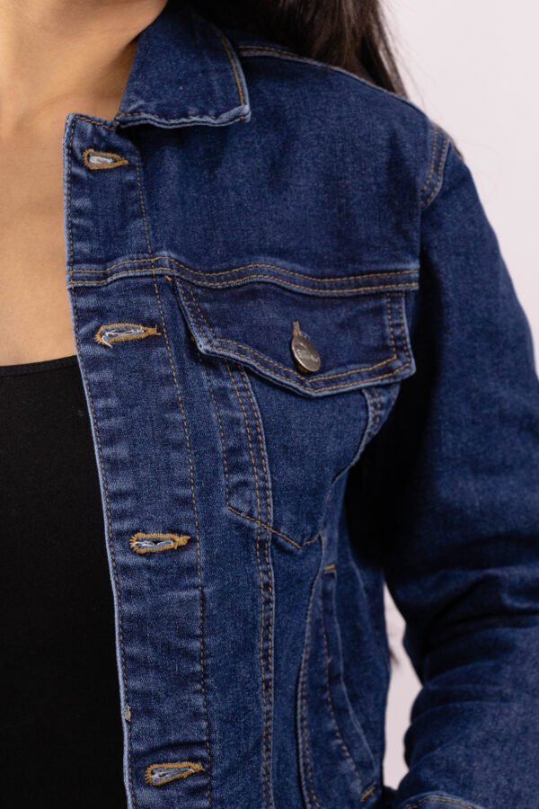Chaqueta denim azul medio para mujer – Medium Blue Jacket Buffalo